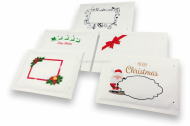 Enveloppes à bulles blanches pour Noël | Paysdesenveloppes.fr