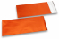 Enveloppes aluminium métallisées mat - orange 110 x 220 mm  | Paysdesenveloppes.fr
