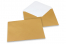 Enveloppes colorées pour cartes de voeux - or, 162 x 229 mm | Paysdesenveloppes.fr