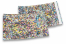 Enveloppes aluminium métallisées colorées - argent holographique 114 x 162 mm | Paysdesenveloppes.fr