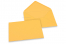 Enveloppes colorées pour cartes de voeux - jaune or, 133 x 184 mm | Paysdesenveloppes.fr