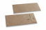 Enveloppes à fermeture Japonaise - 110 x 220 mm, kraft brun | Paysdesenveloppes.fr