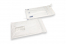 Enveloppes à bulles blanches à fenêtre - 175 x 265 mm, fenêtre à gauche 55 x 90 mm, position de la fenêtre à 30 mm à gauche et à 70 mm du haut | Paysdesenveloppes.fr