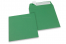Enveloppes papier colorées - Vert foncé, 160 x 160 mm | Paysdesenveloppes.fr