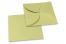 Enveloppe cadeau forme fleur - Vert lime | Paysdesenveloppes.fr