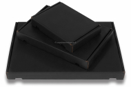 Boîte postale pliante noire extra-plate | Paysdesenveloppes.fr