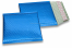 Enveloppes à bulles ECO métallique - bleu foncé 165 x 165 mm | Paysdesenveloppes.fr