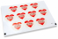 Pastilles adhésives thème amour - wishing you happy valentines coeur rouge | Paysdesenveloppes.fr