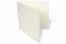 Cartes artisanales papier à bords frangés - carré | Paysdesenveloppes.fr