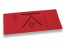 Serviettes Airlaid haut de gamme - rouge avec impression (exemple) | Paysdesenveloppes.fr