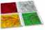 Enveloppes aluminium métallisées colorées - holographique  | Paysdesenveloppes.fr