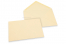 Enveloppes colorées pour cartes de voeux - blanc ivoire, 133 x 184 mm | Paysdesenveloppes.fr