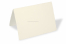 Cartes artisanales papier à bords frangés - pliage sur la longueur | Paysdesenveloppes.fr