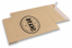 Enveloppes à bulles Kraft marron - imprimé | Paysdesenveloppes.fr