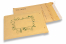 Enveloppes à bulles marron pour Noël - Décoration de Noël vert | Paysdesenveloppes.fr