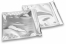 Enveloppes aluminium métallisées colorées - argent 220 x 220 mm | Paysdesenveloppes.fr