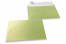 Enveloppes de couleurs nacrées - Vert lime, 162 x 229 mm | Paysdesenveloppes.fr