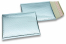 Enveloppes à bulles ECO métallique - bleu glacial 180 x 250 mm | Paysdesenveloppes.fr
