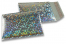 Enveloppes à bulles ECO métallique - argent holografique 180 x 250 mm | Paysdesenveloppes.fr