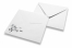 Enveloppes pour faire-part de mariage - Blanc + sig. & sig.ra.  | Paysdesenveloppes.fr