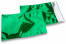 Enveloppes aluminium métallisées colorées - vert 162 x 229 mm | Paysdesenveloppes.fr
