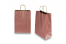 Sacs papier kraft avec anses rondes - rouge métallisé, 260 x 120 x 350 mm, 90 gr | Paysdesenveloppes.fr