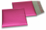 Enveloppes à bulles ECO métallisées mat colorées - rose 165 x 165 mm | Paysdesenveloppes.fr