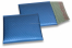 Enveloppes à bulles ECO métallisées mat colorées - bleu foncé 165 x 165 mm | Paysdesenveloppes.fr