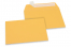 Enveloppes papier colorées - Jaune or, 114 x 162 mm | Paysdesenveloppes.fr