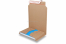 Emballages livres - envelopper l'emballage autour du livre - marron | Paysdesenveloppes.fr