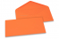 Enveloppes colorées pour cartes de voeux - orange, 110 x 220 mm | Paysdesenveloppes.fr