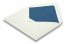 Enveloppes doublées blanc ivoire - doublure bleu | Paysdesenveloppes.fr