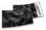 Enveloppes aluminium métallisées colorées - noir 114 x 162 mm | Paysdesenveloppes.fr