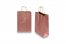 Sacs papier kraft avec anses rondes - rouge métallisé, 220 x 100 x 310 mm, 90 gr | Paysdesenveloppes.fr