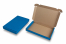 Boîte postale pliante extra-plate - bleu | Paysdesenveloppes.fr