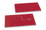Enveloppes à fermeture Japonaise - 110 x 220 mm, rouge | Paysdesenveloppes.fr