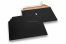 Enveloppes carton noir - 180 x 234 mm | Paysdesenveloppes.fr