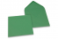 Enveloppes colorées pour cartes de voeux - vert foncé, 155 x 155 mm | Paysdesenveloppes.fr
