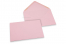 Enveloppes colorées pour cartes de voeux - rose clair, 125 x 175 mm | Paysdesenveloppes.fr
