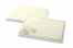 Enveloppes pour faire-part de décès - Crème + tulipe blanche | Paysdesenveloppes.fr