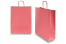 Sacs papier kraft avec anses rondes - rouge velours, 320 x 120 x 410 mm, 100 gr | Paysdesenveloppes.fr