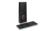 Sachets kraft noir - 105 x 65 x 298 mm avec fenêtre, 500 ml | Paysdesenveloppes.fr
