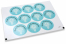  Pastilles adhésives thème communion - meine erstkommunion croix bleue | Paysdesenveloppes.fr