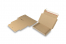 Boîte postale pliante extra-plate avec bande adhésive - 230 x 160 x 25 mm (A5), marron | Paysdesenveloppes.fr