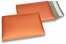 Enveloppes à bulles ECO métallisées mat colorées - orange 180 x 250 mm | Paysdesenveloppes.fr