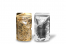 Sachets stand-up métalliques transparents - or métallisé, 130 x 225 x 70 mm - 500 ml | Paysdesenveloppes.fr