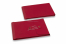 Enveloppes à fermeture Japonaise - 114 x 162 x 25 mm, rouge | Paysdesenveloppes.fr