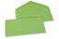 Enveloppes colorées pour cartes de voeux - vert pomme, 110 x 220 mm | Paysdesenveloppes.fr