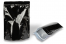 Sachets stand-up noir brillant - 200 x 300 x 100 mm, 1800 ml | Paysdesenveloppes.fr