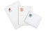 Enveloppes à bulles blanches (80 grs.) - Illustration avec logo sur le recto | Paysdesenveloppes.fr